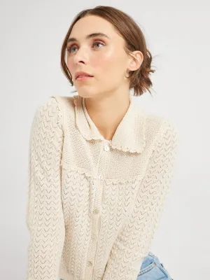 Andie Cardigan in Ivory