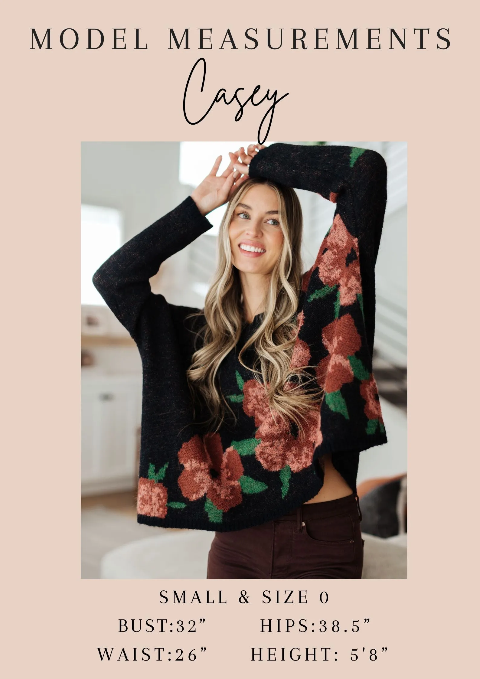 Carefree Contrast Trim Sweater in Pink