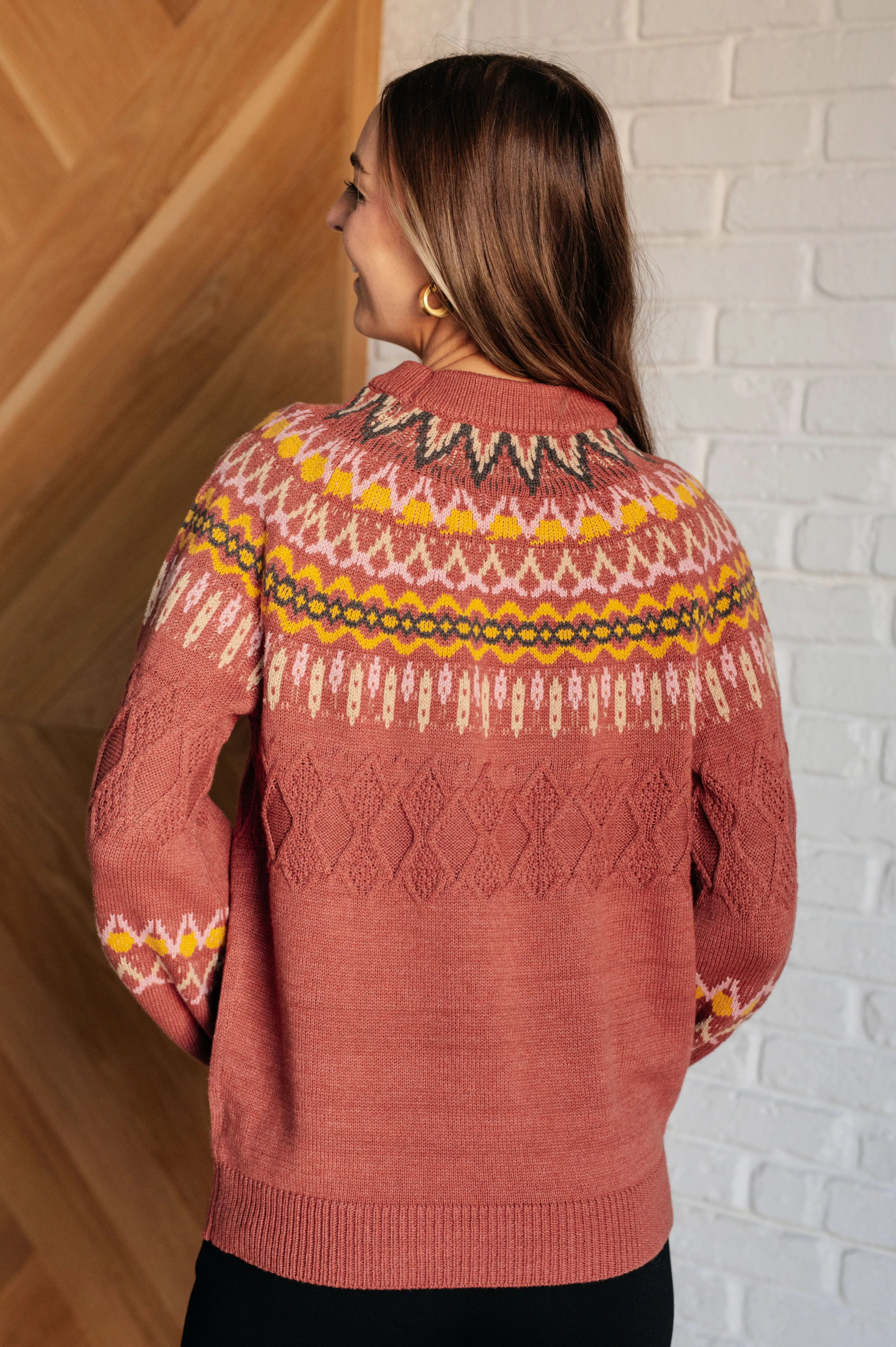 Cozy Chalet Fair Isle Sweater - 11/14/2024