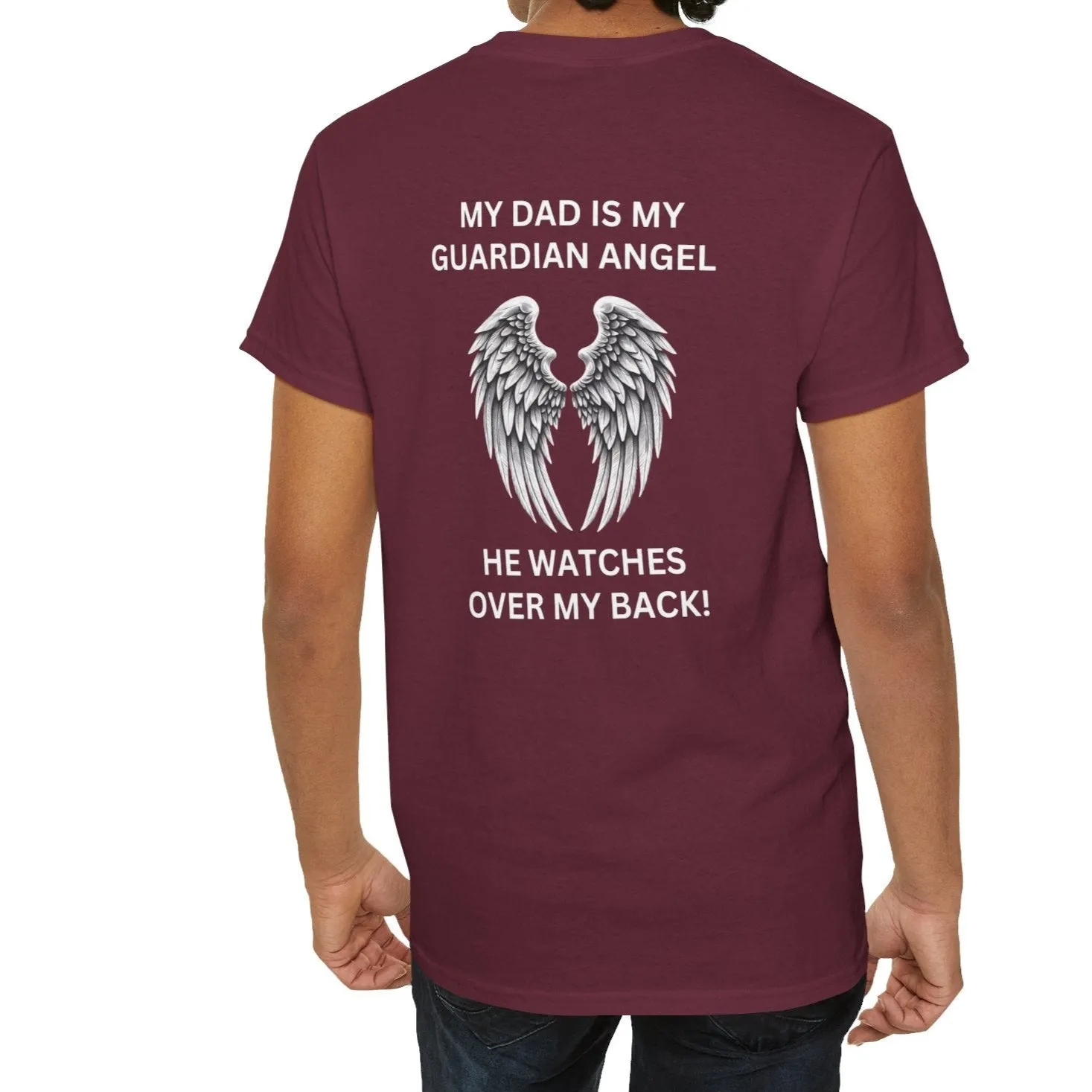 Dad, My Guardian Angel |  Unisex Cotton Tee