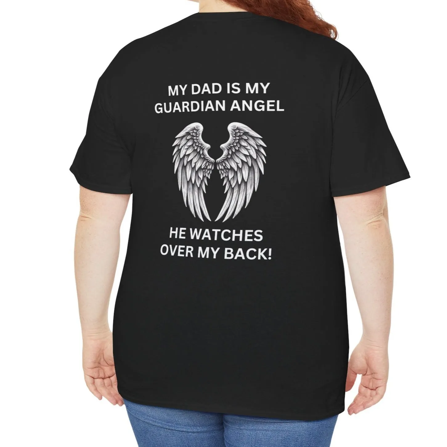 Dad, My Guardian Angel |  Unisex Cotton Tee