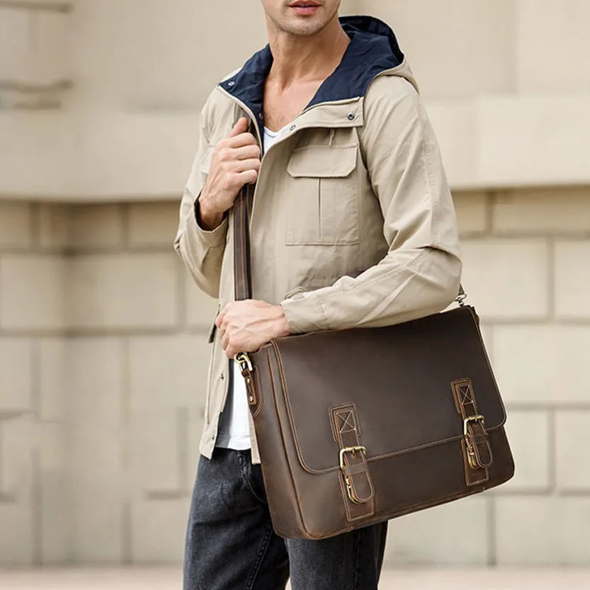 Funki Buys | Bags | Messenger Bags | Men's Luxury Leather Bag