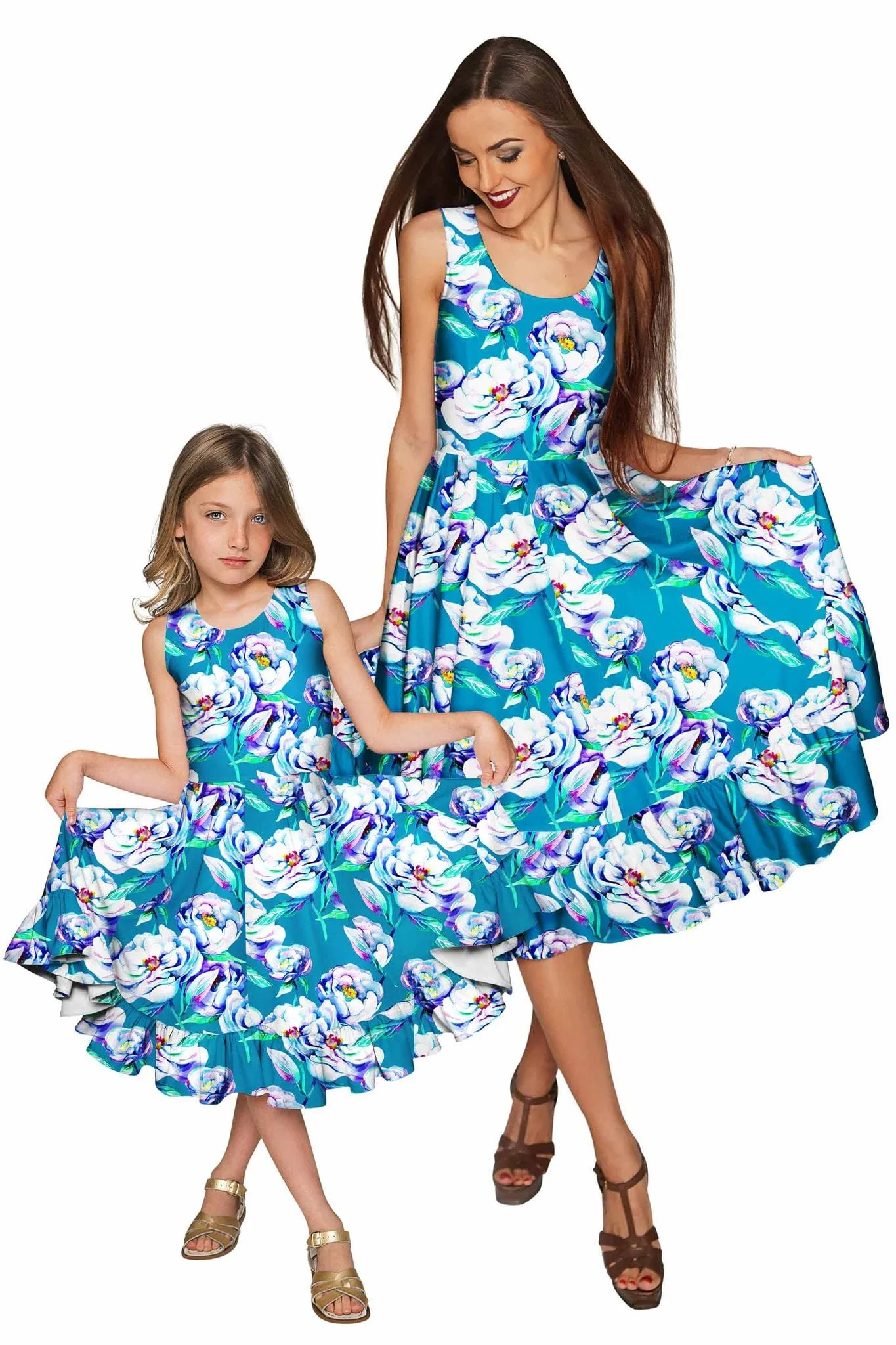 Gentle You Vizcaya Fit & Flare Midi Mommy and Me Dress