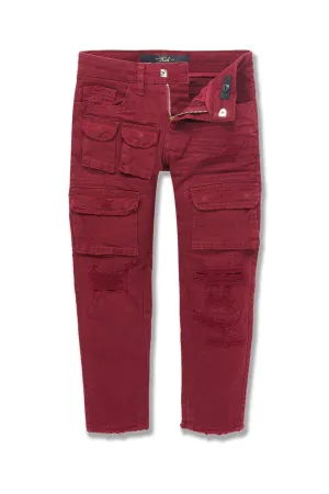 Kids Tribeca Cargo Pants (Bordeaux)