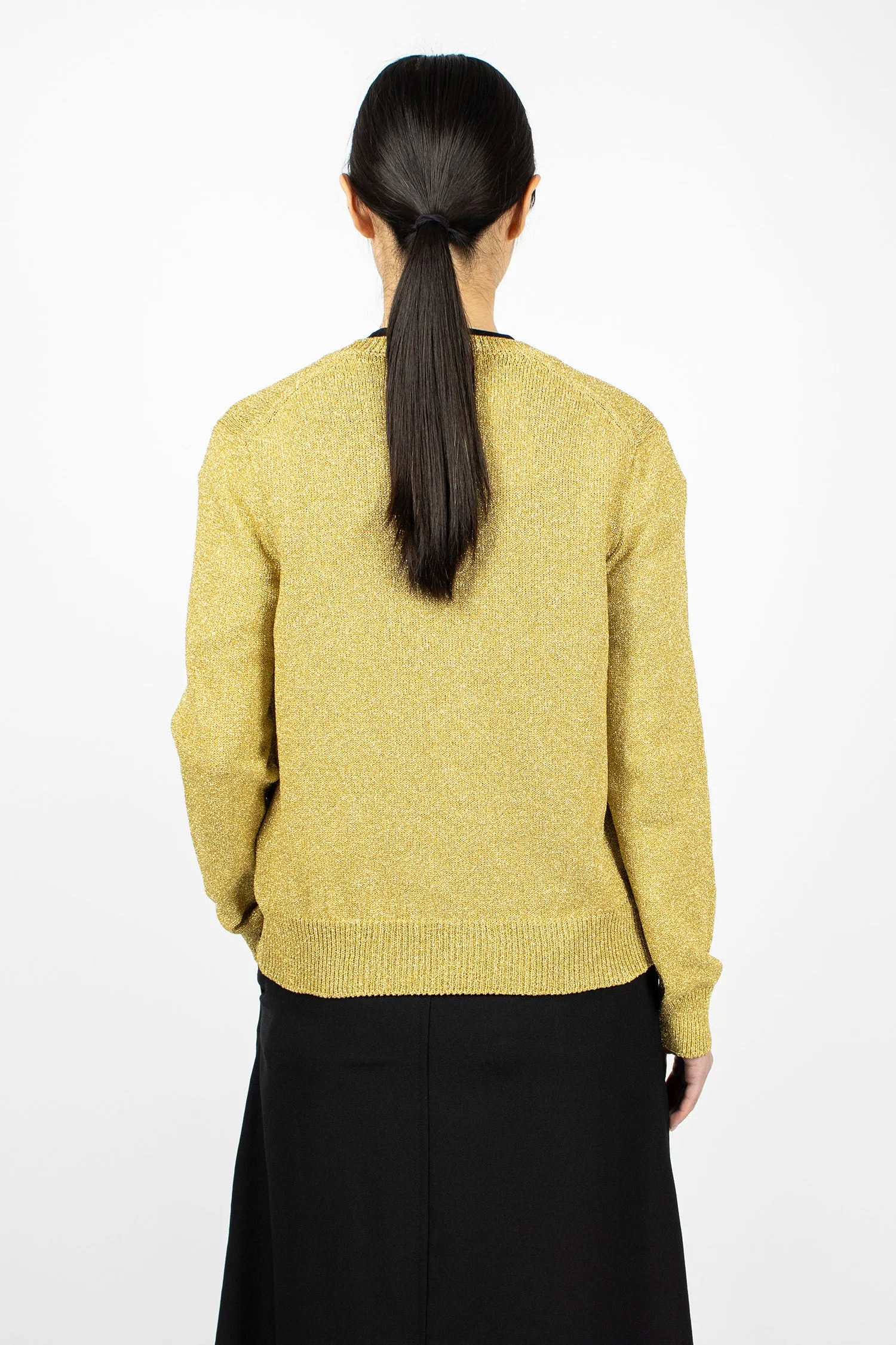 Knitted Cardigan Gold