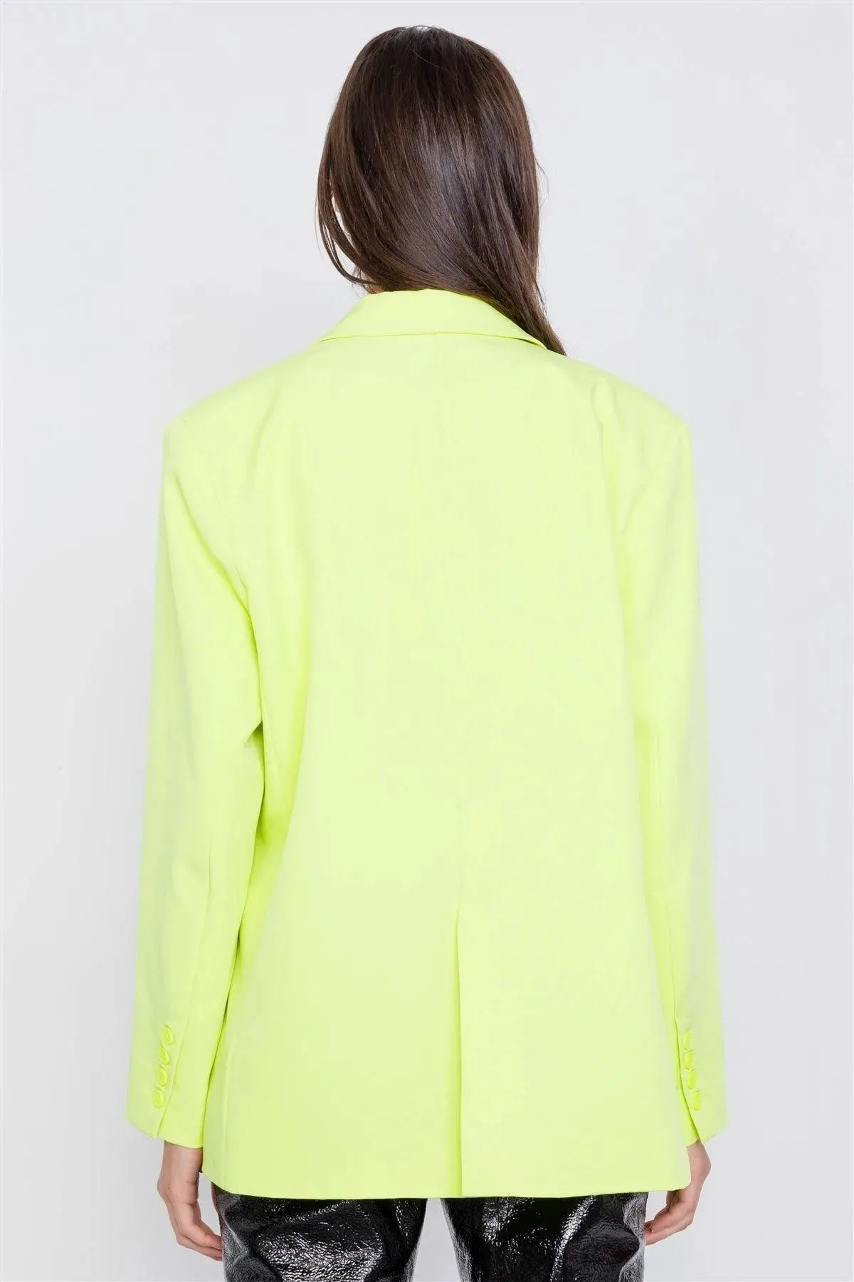 Lemonade Relaxed Fit Boyfriend Casual Blazer Jacket