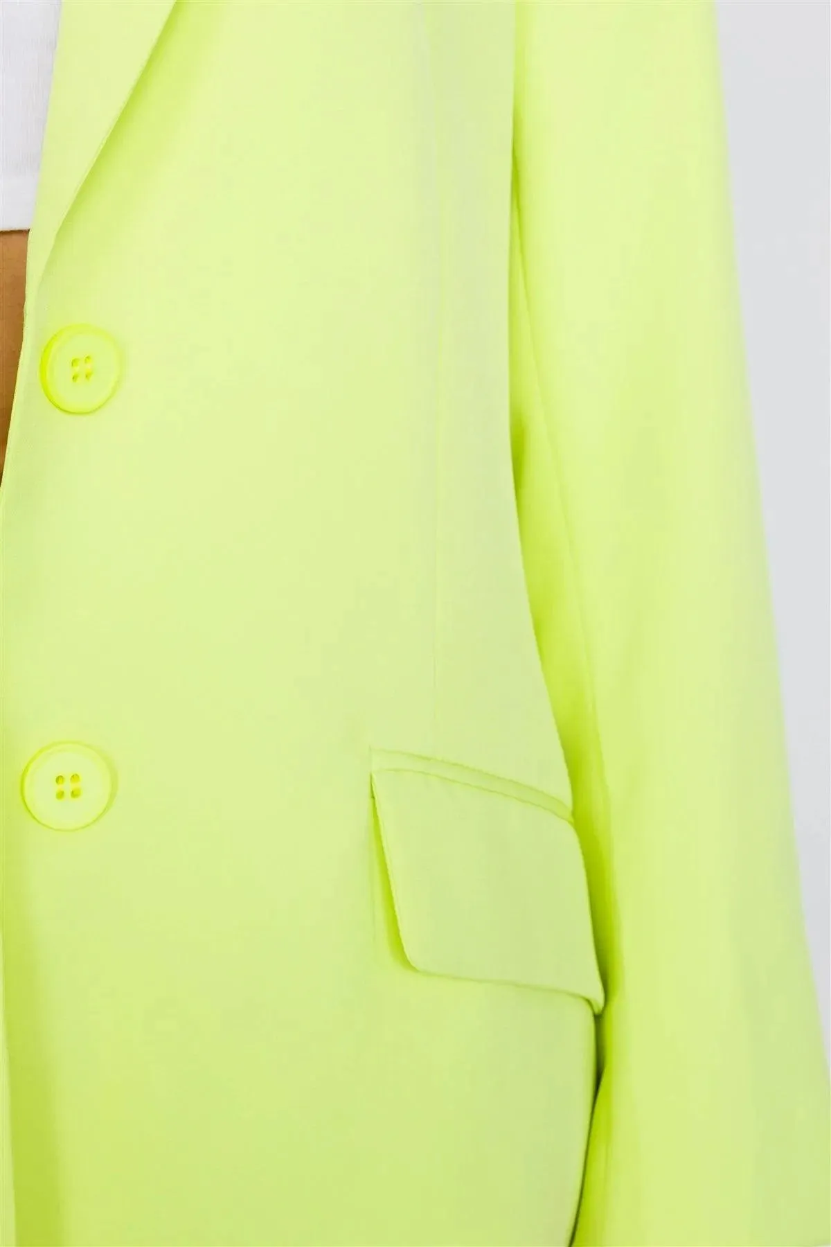 Lemonade Relaxed Fit Boyfriend Casual Blazer Jacket