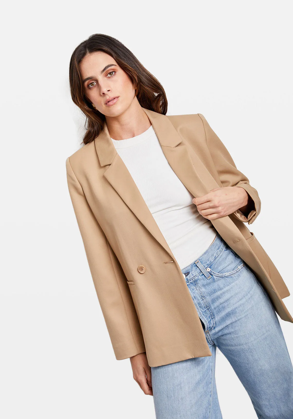 MADELEINE BLAZER DEEP SAND