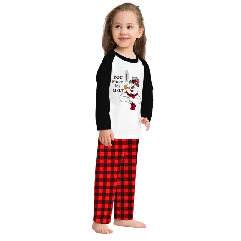 Melting Snow Family Matching Pajama Set