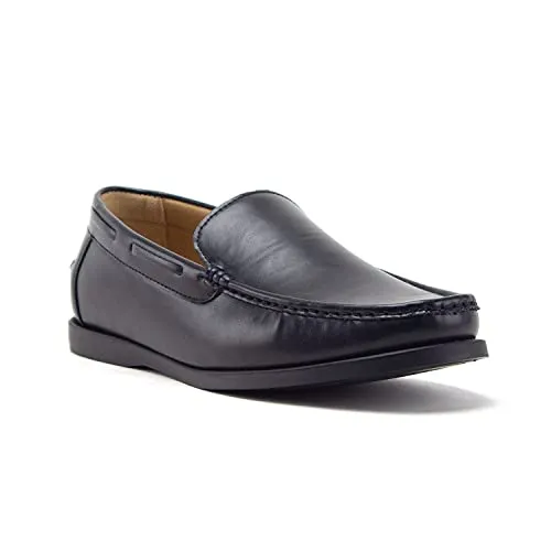 Men's Classic Slip on Moccasin Style Dress Loafers Boat Shoes, Dress Shoe