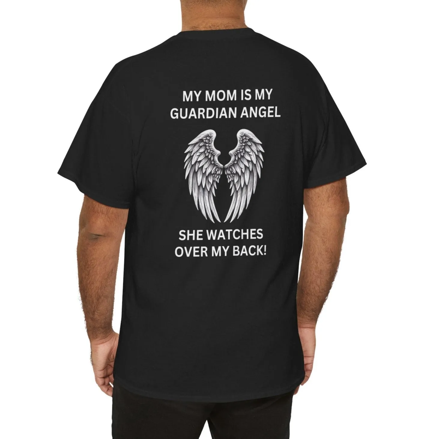 Mom, My Guardian Angel |  Unisex Cotton Tee