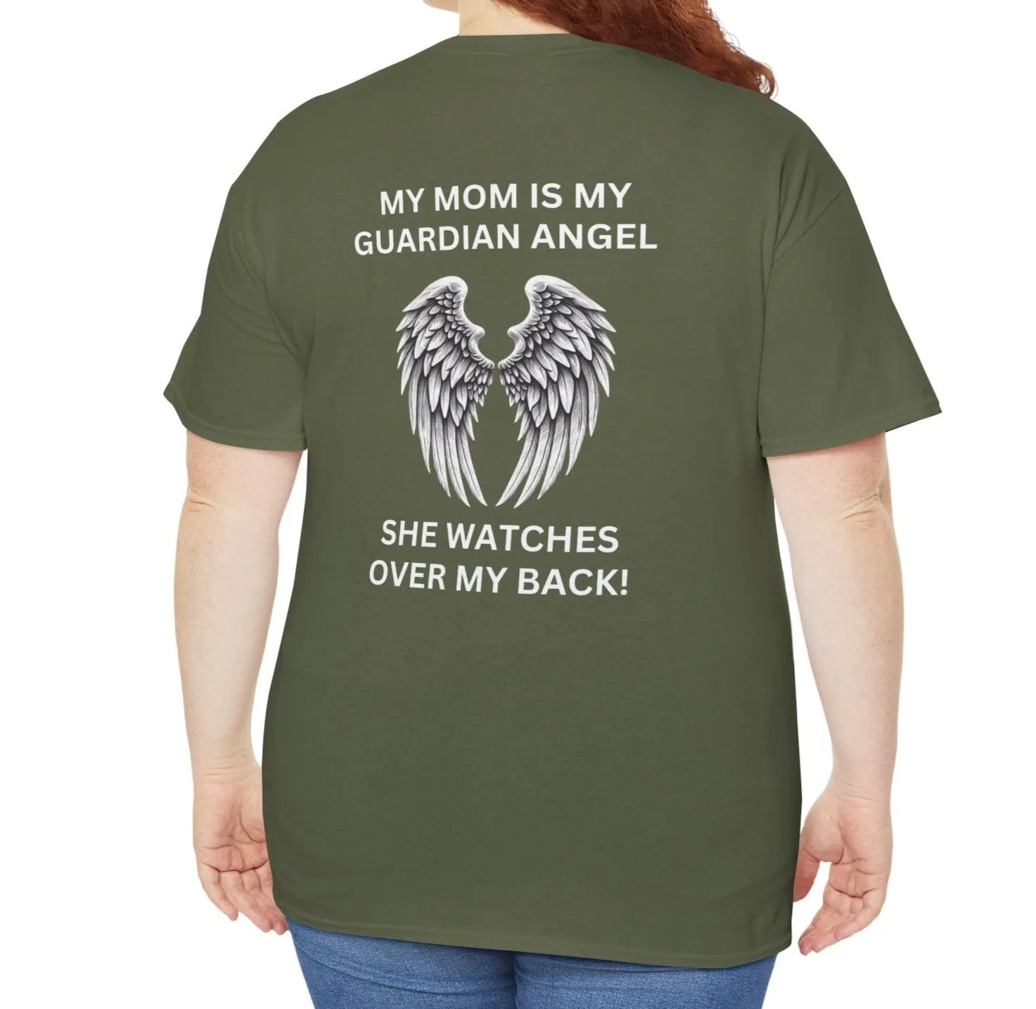 Mom, My Guardian Angel |  Unisex Cotton Tee