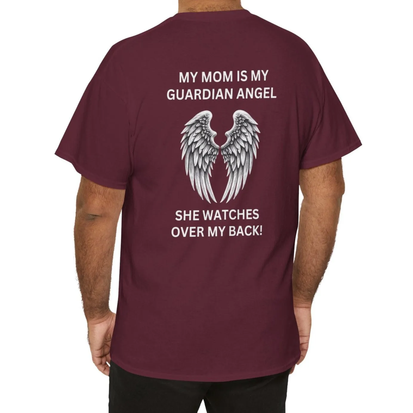 Mom, My Guardian Angel |  Unisex Cotton Tee