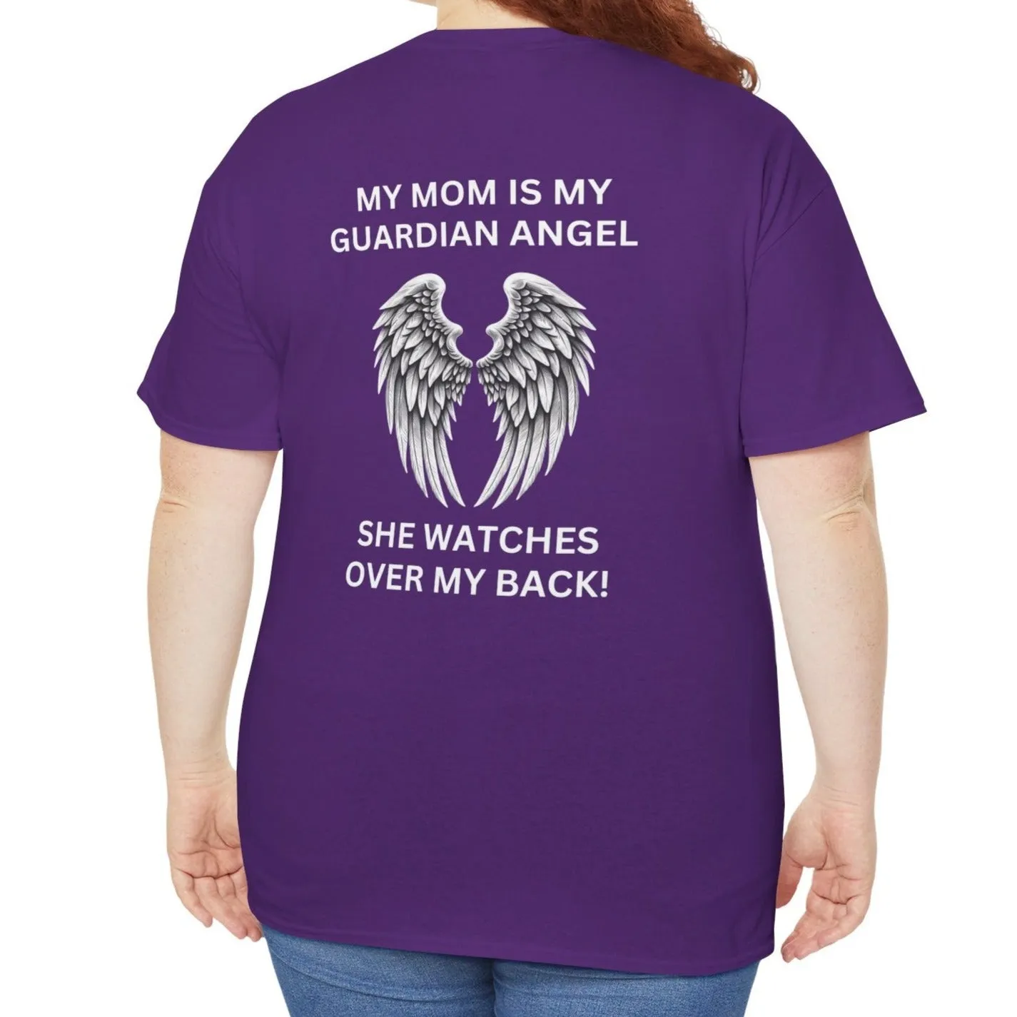 Mom, My Guardian Angel |  Unisex Cotton Tee