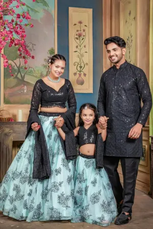 Mother Daughter Lehenga Combo For Wedding