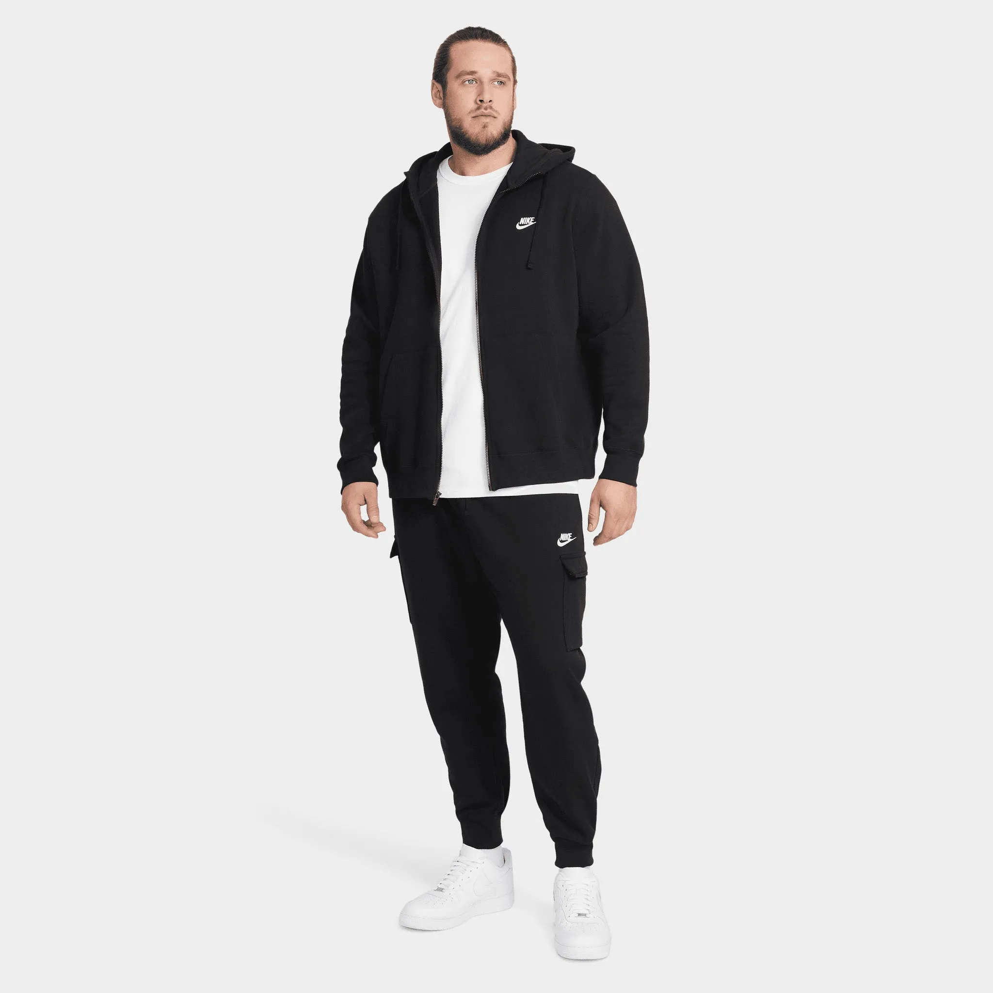 Nike Sportswear Club Cargo Pants Black / White