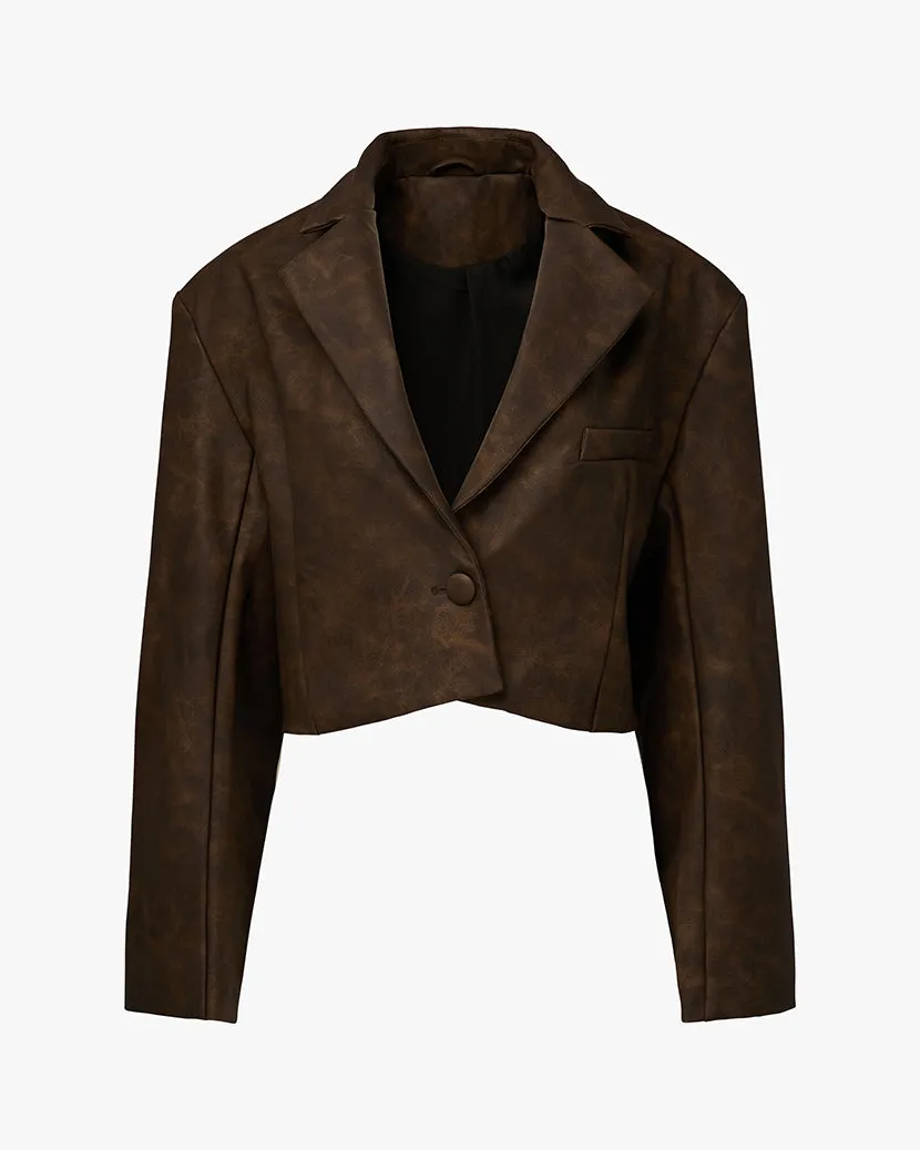 Patina Cropped Blazer