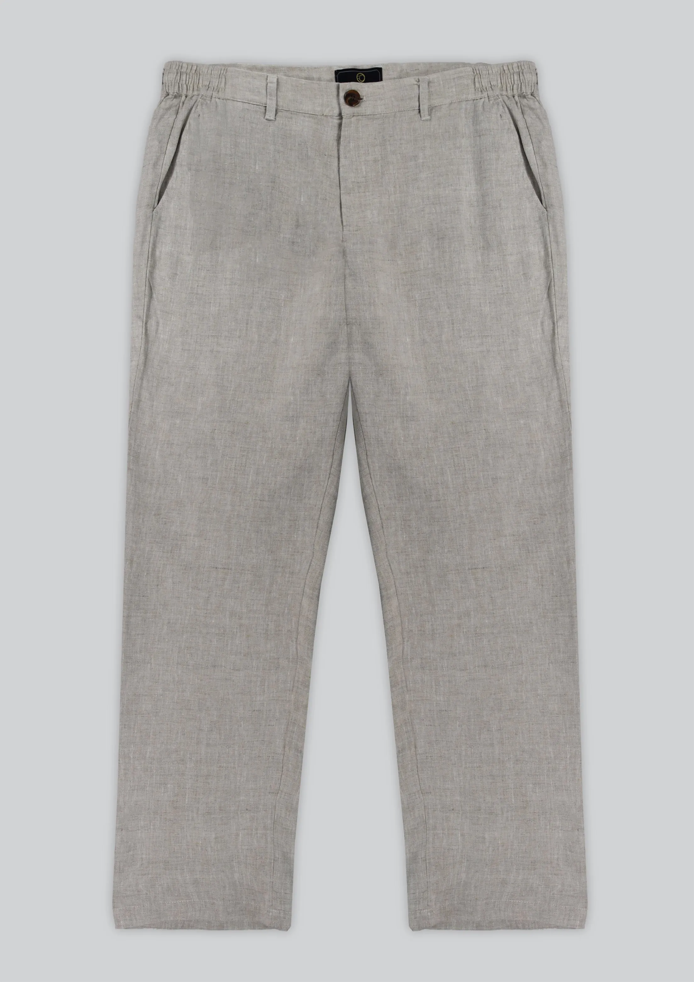 Paul Relaxed Linen Trouser: Oatmeal