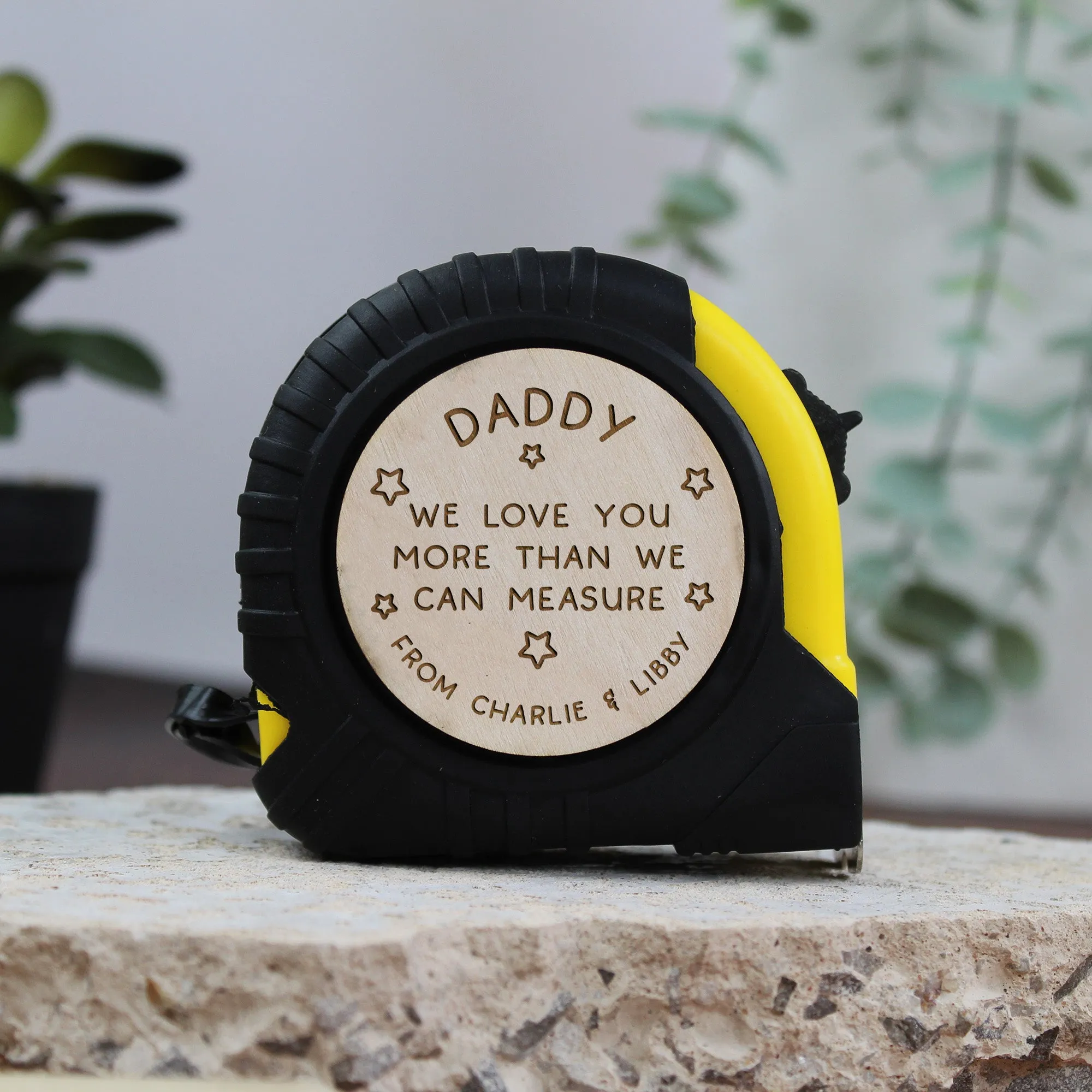 Personalised Dad I Love You More Than I Can Measure Tape Measure - 3M, 5M, 7.5M