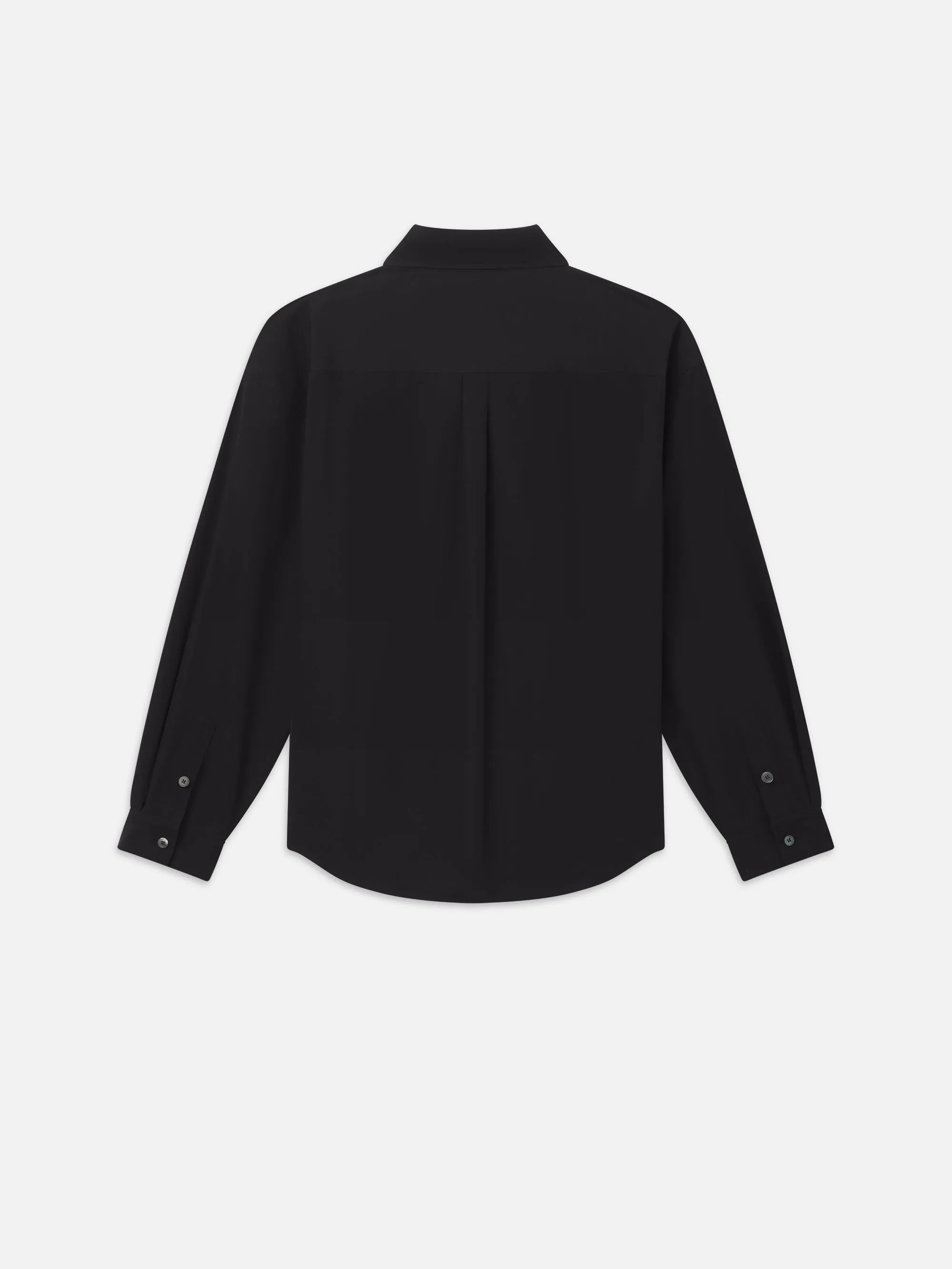 Poplin Relaxed Shirt -- Black