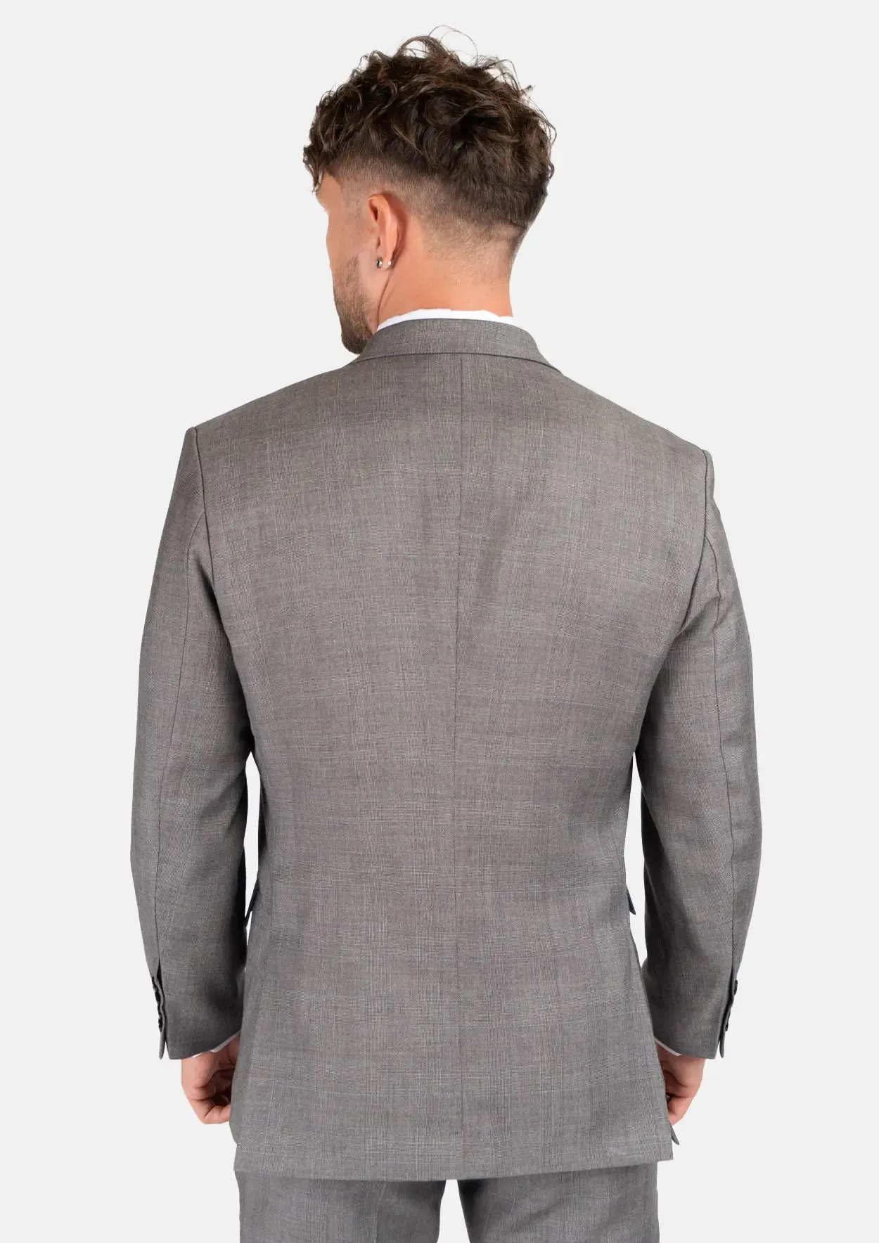 Spanish Grey Prince Of Wales Suit - Lamb Party