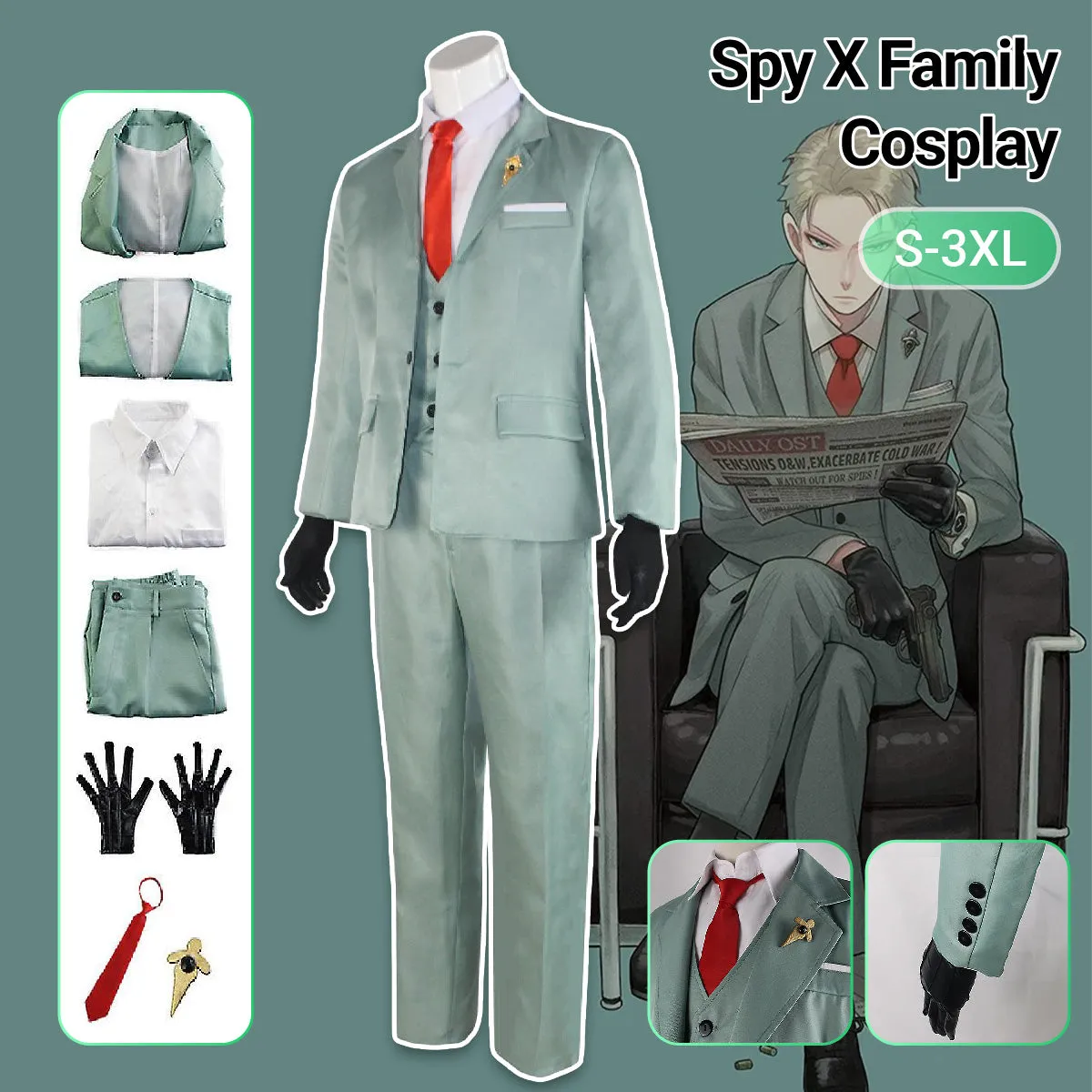 Spy x Family Loid Forger Cosplay Suit