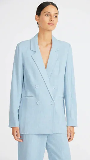 Staple The Label Florence Blazer Dusty Blue