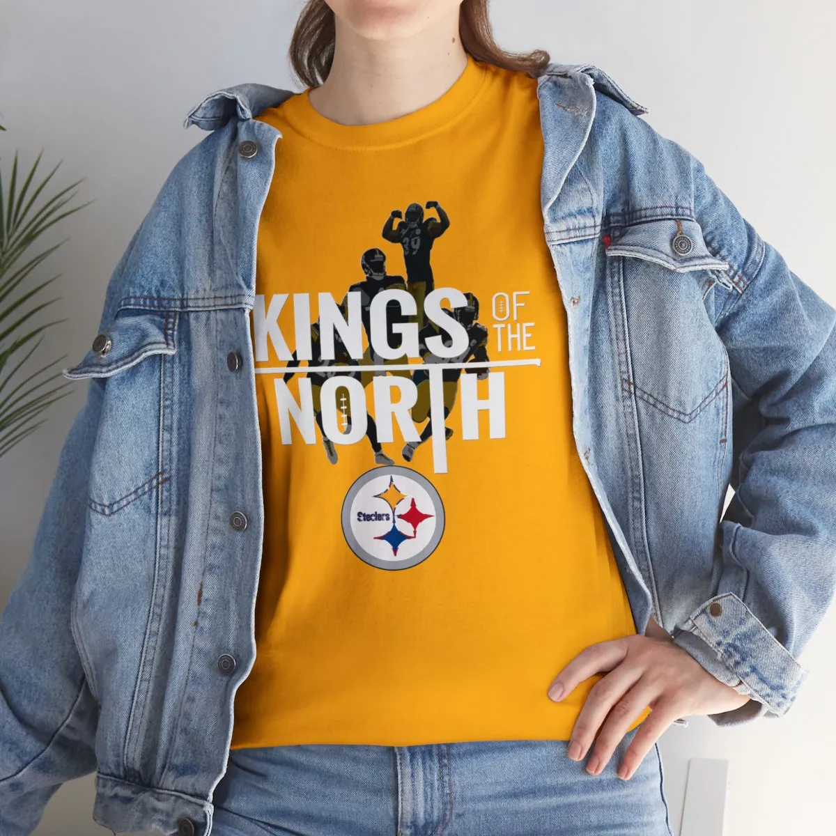 steelers Fan Shirt "Kings Of The North" Mens Womens| nfl Pittsburgh fan T Shirts (3 Colors)