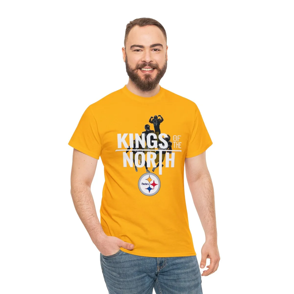 steelers Fan Shirt "Kings Of The North" Mens Womens| nfl Pittsburgh fan T Shirts (3 Colors)