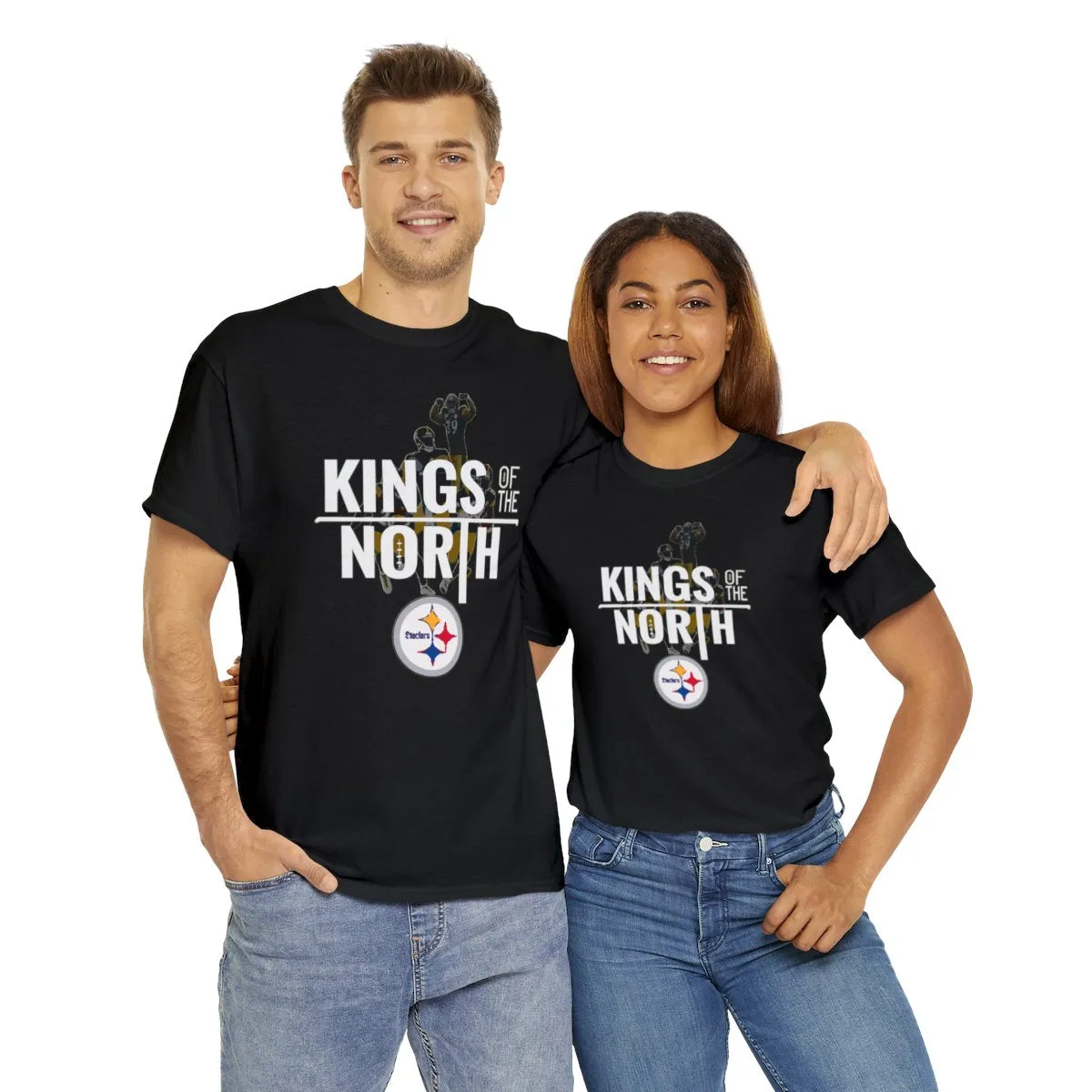 steelers Fan Shirt "Kings Of The North" Mens Womens| nfl Pittsburgh fan T Shirts (3 Colors)