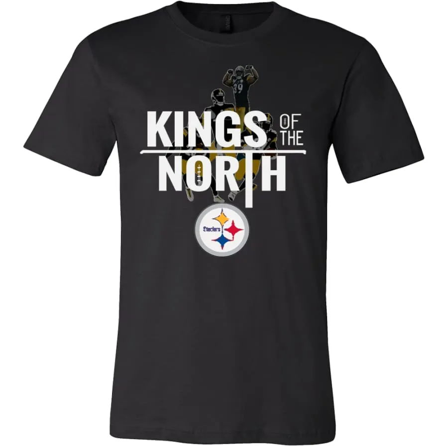 steelers Fan Shirt "Kings Of The North" Mens Womens| nfl Pittsburgh fan T Shirts (3 Colors)