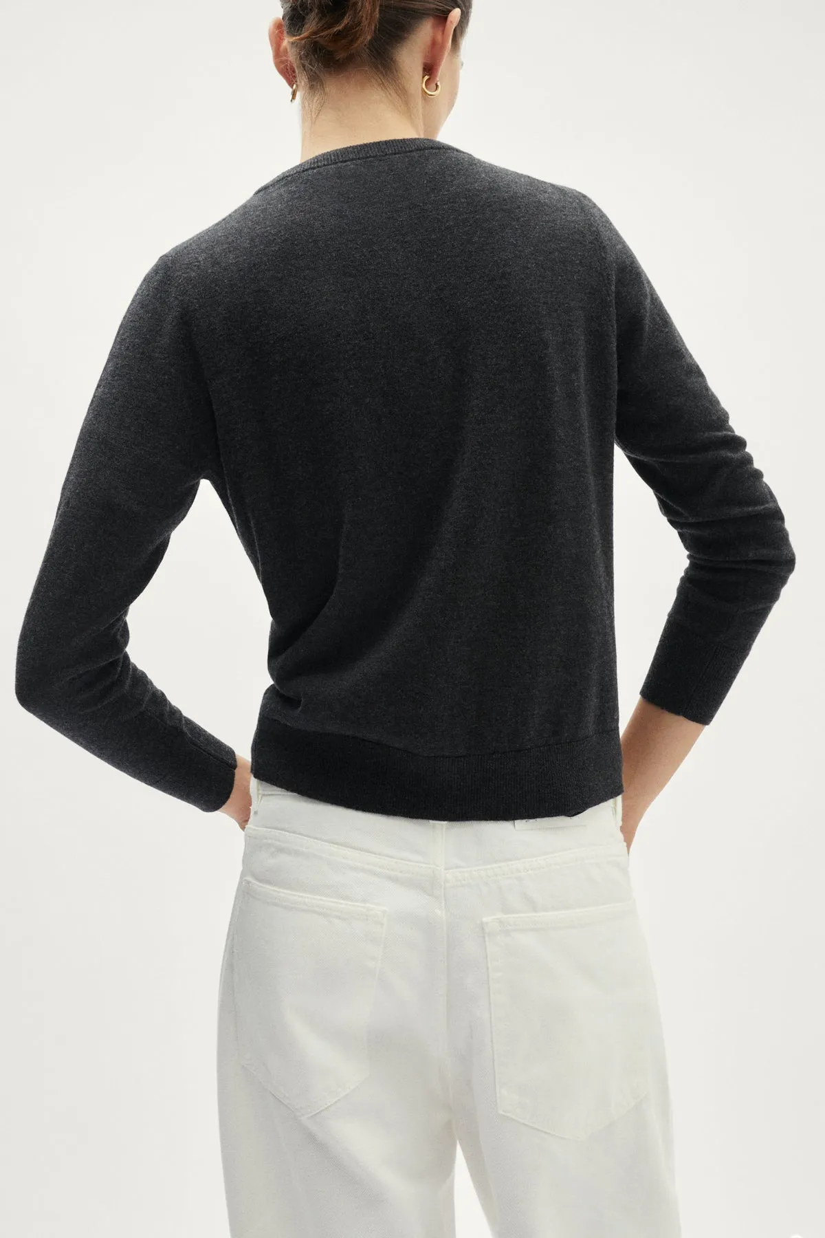 The Ultrasoft wool Crewneck Cardigan