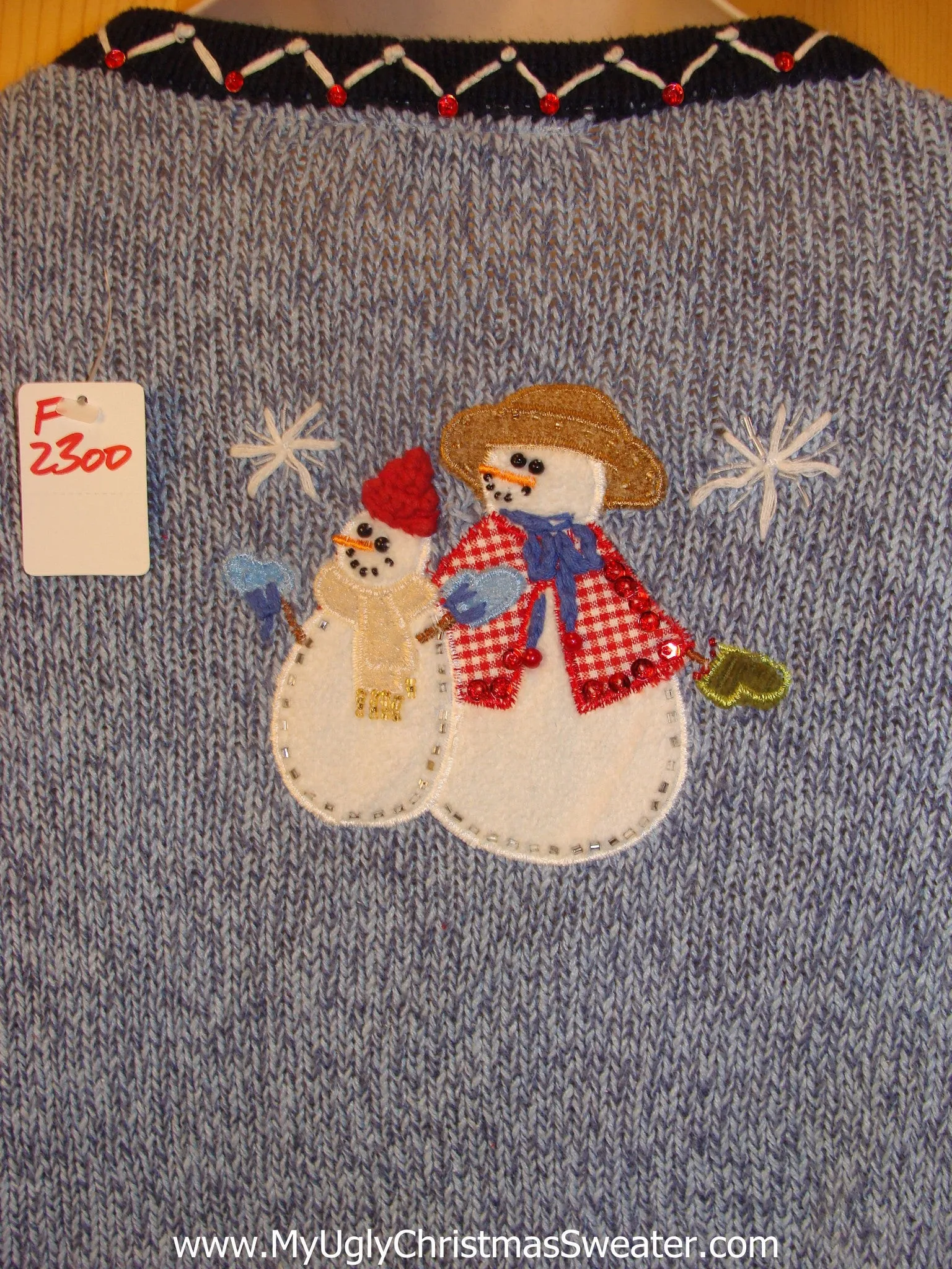 Ugly Christmas Sweater Snowmen Friends Wms Mens XXXL