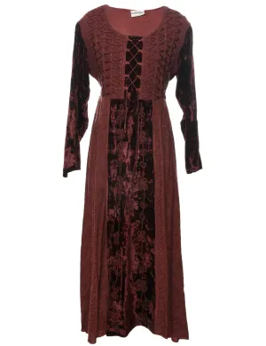 Velvet Evening Dress - XL